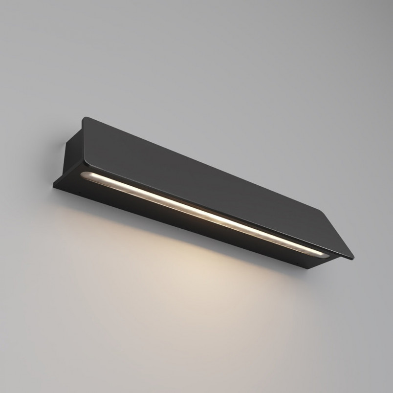 Kinkiet elewacyjny Trupp LED Maytoni | Grafitowy, 40cm