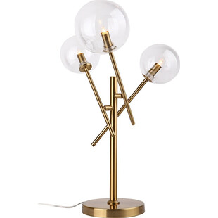 Lampa stołowa Lollipop | Szklane kule, mosiądz | MaxLight