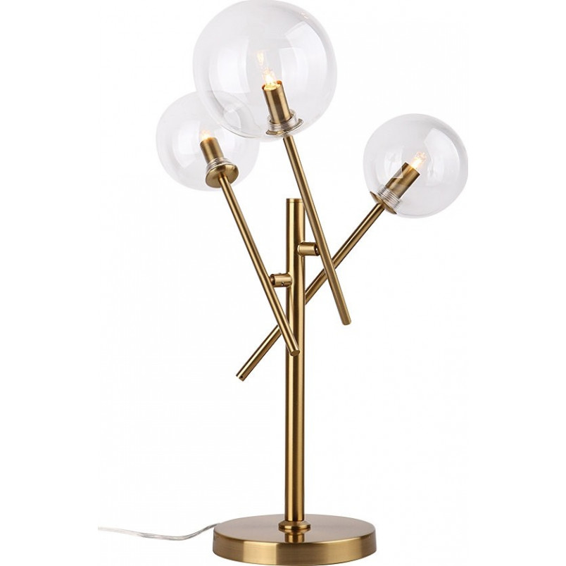 Lampa stołowa Lollipop | Szklane kule, mosiądz | MaxLight