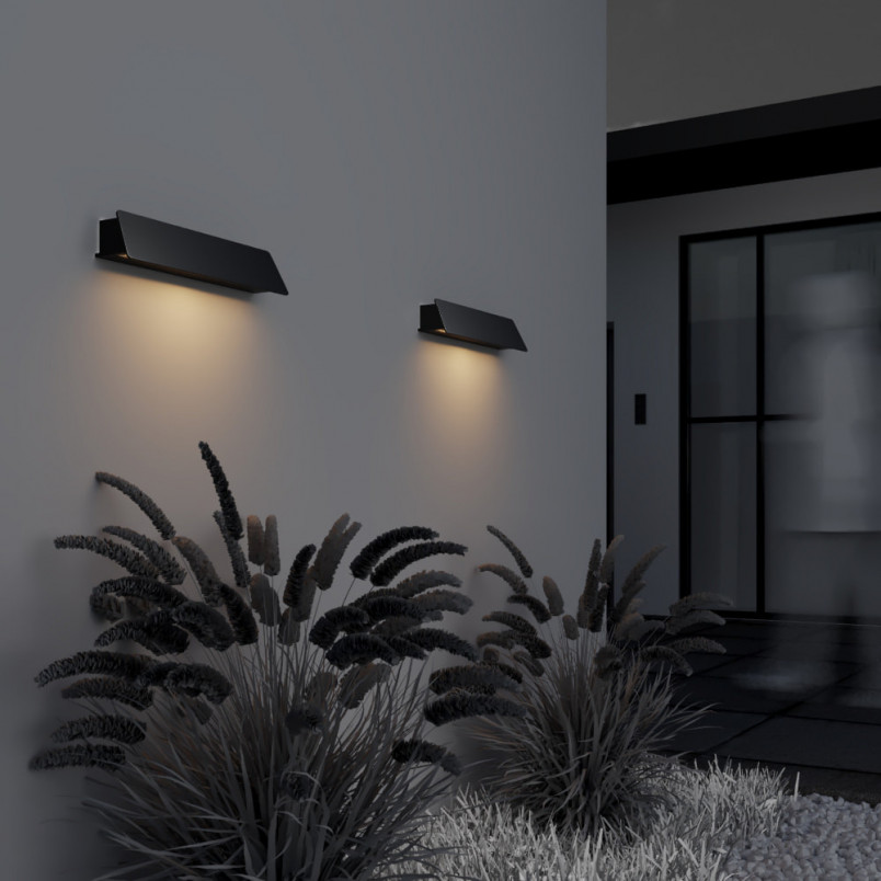Kinkiet elewacyjny Trupp LED Maytoni | Grafitowy, 40cm