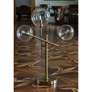 Lampa stołowa Lollipop | Szklane kule, mosiądz | MaxLight