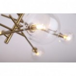 Lampa Sufitowa Lollipop VI - Mosiądz, Szkło | MaxLight