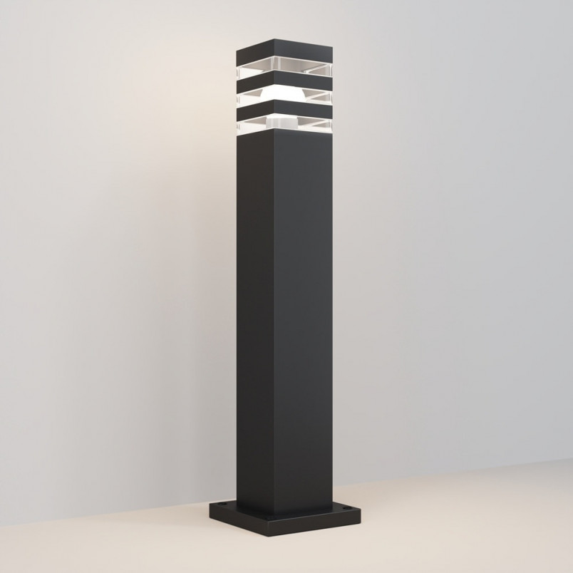 Lampa ogrodowa stojąca Unter den Linden - Maytoni | Czarna