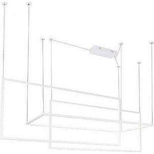 Lampa wisząca nowoczesna Geometric 145 Led Biała marki MaxLight