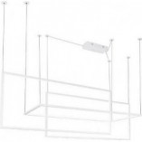 Lampa wisząca Geometric biała LED | MaxLight - Nowoczesne oświetlenie