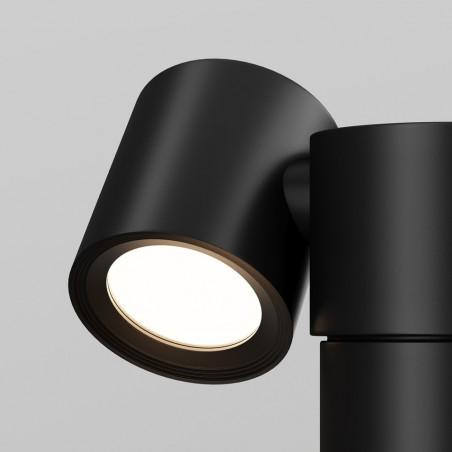 Lampa zewnętrzna Wall Street czarna - Maytoni | Ogród w stylu