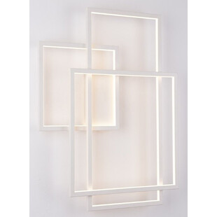 Kinkiet LED Geometric biały MaxLight - Nowoczesne oświetlenie