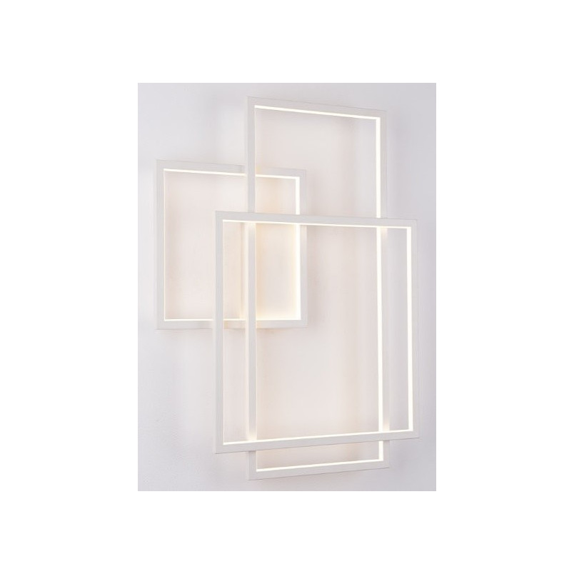 Kinkiet LED Geometric biały MaxLight - Nowoczesne oświetlenie