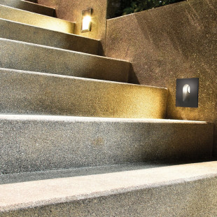 Lampa zewnętrzna Via Urbana LED szara - Maytoni | Oświetlenie schodów