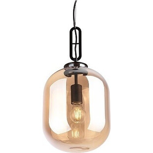 Lampa wisząca szklana Honey MaxLight | Bursztynowy Design