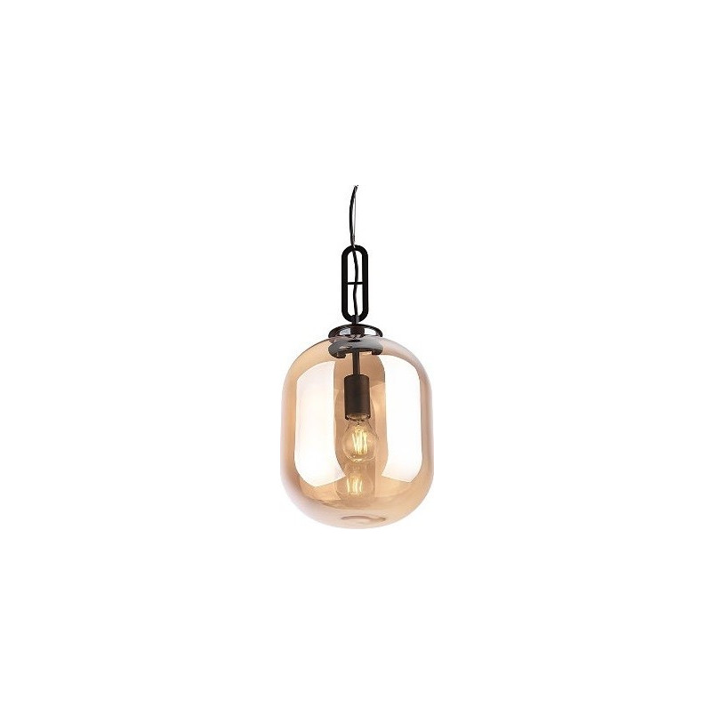 Lampa wisząca szklana Honey MaxLight | Bursztynowy Design