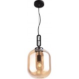 Lampa wisząca szklana Honey MaxLight | Bursztynowy Design