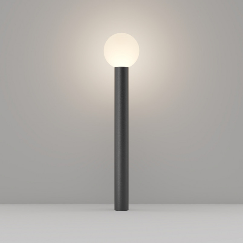 Lampa Ogrodowa Kula Bold 80cm Czarno-Biała Maytoni | Sklep