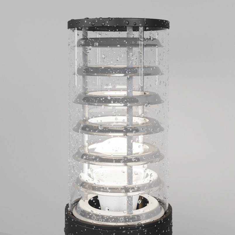 Lampa Ogrodowa Bronx Czarna Maytoni | Słupki Ogrodowe