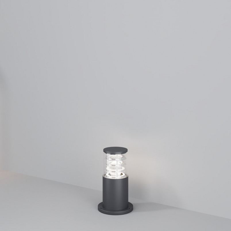 Lampa Ogrodowa Bronx Maytoni | Elegancki Słup Szary 25cm