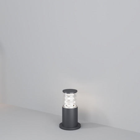 Lampa Ogrodowa Bronx Maytoni | Elegancki Słup Szary 25cm