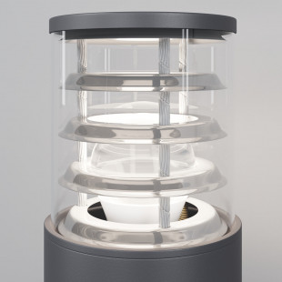 Lampa Ogrodowa Bronx Maytoni | Elegancki Słup Szary 25cm