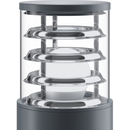 Lampa Ogrodowa Bronx Maytoni | Elegancki Słup Szary 25cm