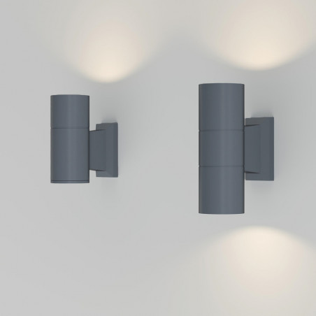 Kinkiet elewacyjny Bowery Maytoni | Szary, nowoczesny design