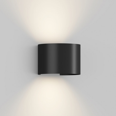 Kinkiet elewacyjny Fulton Round LED Maytoni | Czarny