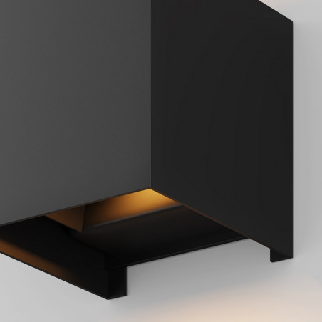 Kinkiet elewacyjny LED Fulton Square Maytoni | Czarny