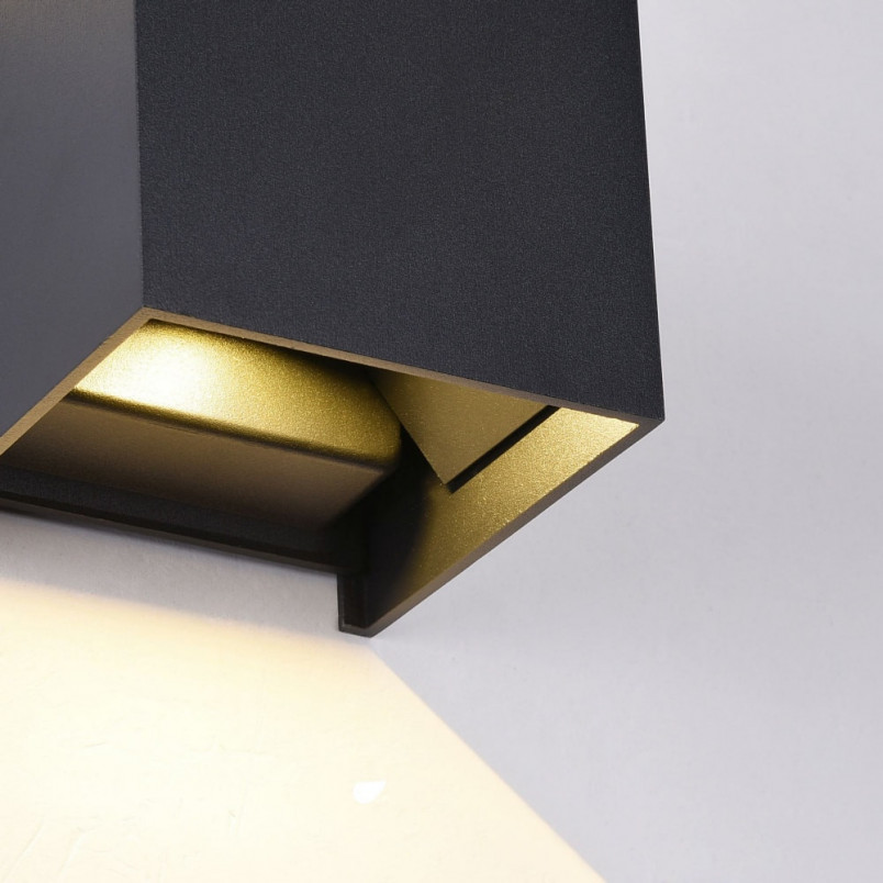 Kinkiet elewacyjny LED Fulton Square Maytoni | Czarny