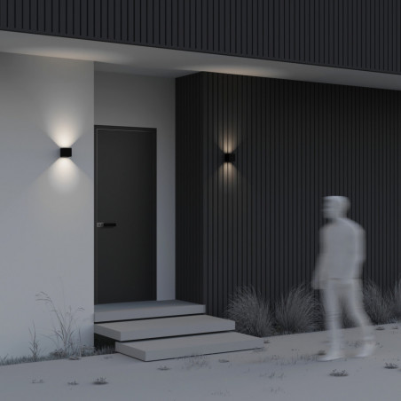 Kinkiet elewacyjny LED Fulton Square Maytoni | Czarny