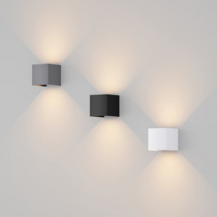 Kinkiet elewacyjny LED Fulton Square Maytoni | Czarny