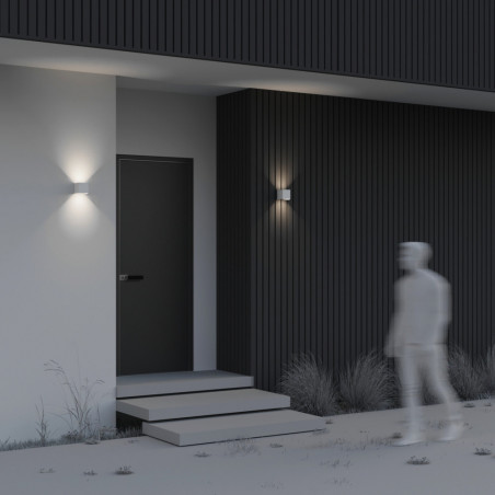 Kinkiet elewacyjny LED Fulton Square - Maytoni | Biały