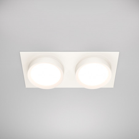 Lampa Hoop Maytoni - Spot 2-punktowa, Biała | Sklep z Oświetleniem