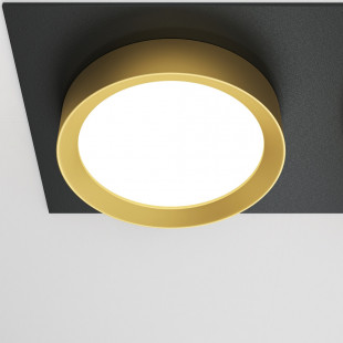 Lampa Hoop Maytoni: Spot 2-punktowy, Czarno-Złoty | Sklep