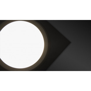 Lampa podtynkowa Hoop czarna Maytoni - Nowoczesny design