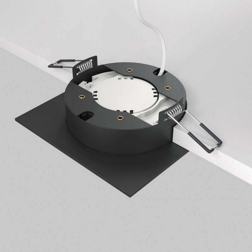 Lampa podtynkowa Hoop czarna Maytoni - Nowoczesny design
