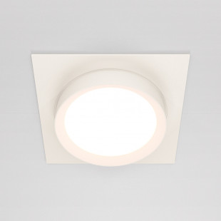 Lampa podtynkowa Hoop biała Maytoni | Downlight kwadratowy