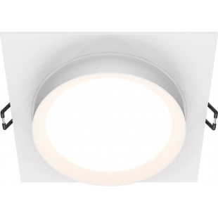 Lampa podtynkowa Hoop biała Maytoni | Downlight kwadratowy