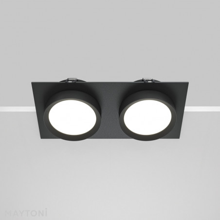 Lampa Hoop Maytoni - Spot 2-punktowy, Czarny | Kup Teraz