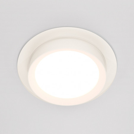 Lampa Hoop Maytoni - Elegancki downlight wpuszczany, biały