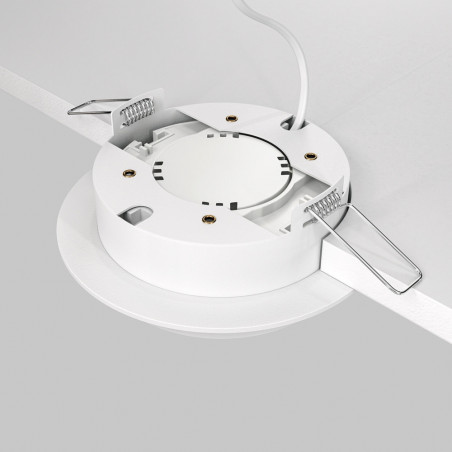 Lampa Hoop Maytoni - Elegancki downlight wpuszczany, biały