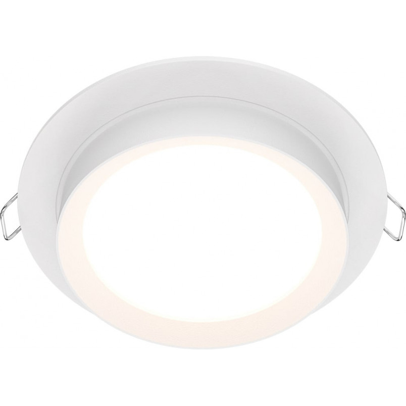 Lampa Hoop Maytoni - Elegancki downlight wpuszczany, biały