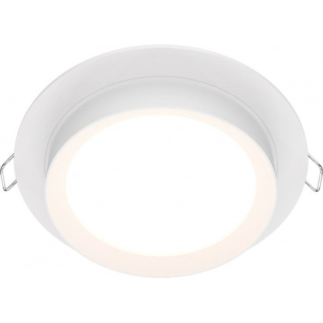 Lampa Hoop Maytoni - Elegancki downlight wpuszczany, biały