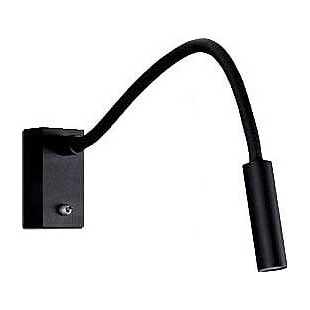 Kinkiet na wysięgniku z włącznikiem Rider Led Czarny marki MaxLight