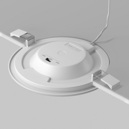 Lampa Stockton LED biała Maytoni - Downlight do łazienki IP44