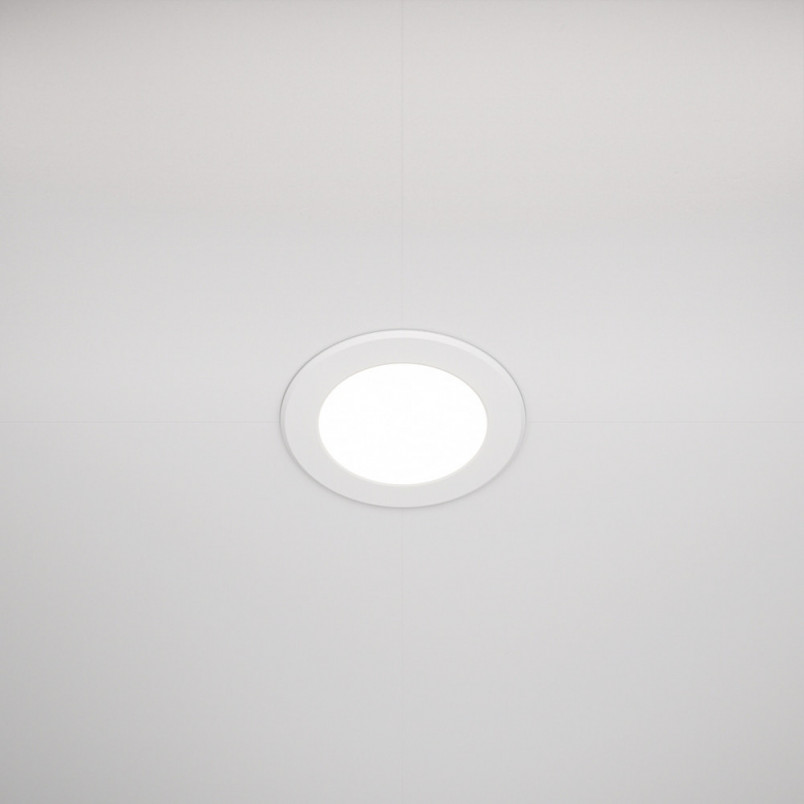 Lampa Stockton LED Maytoni: Biała, Podtynkowa, IP44 - Kup Teraz!