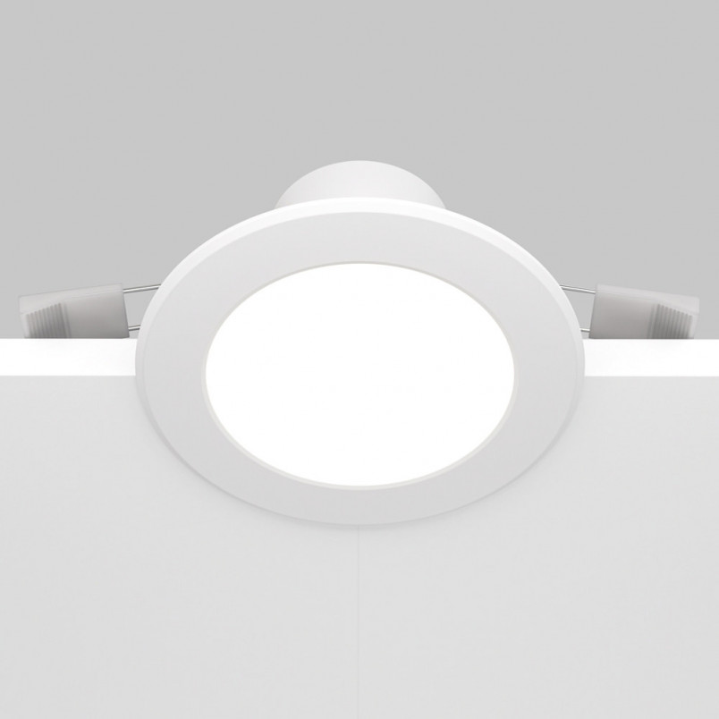 Lampa Stockton LED Maytoni: Biała, Podtynkowa, IP44 - Kup Teraz!
