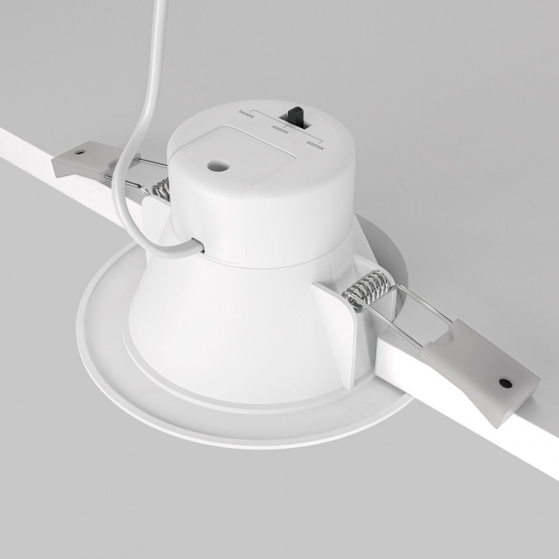 Lampa Stockton LED Maytoni: Biała, Podtynkowa, IP44 - Kup Teraz!