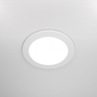 Lampa Stockton LED biała Maytoni - Downlight do łazni IP44
