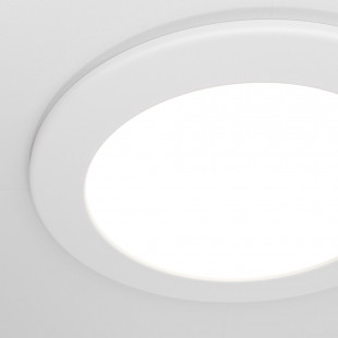 Lampa Stockton LED biała Maytoni - Downlight do łazni IP44