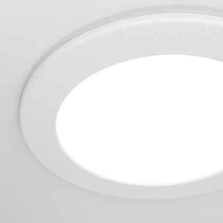 Lampa Stockton LED biała Maytoni - Downlight do łazni IP44
