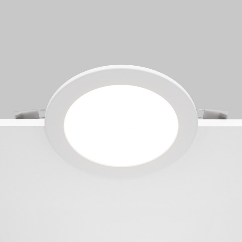 Lampa Stockton LED biała Maytoni - Downlight do łazni IP44