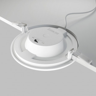 Lampa Stockton LED biała Maytoni - Downlight do łazni IP44